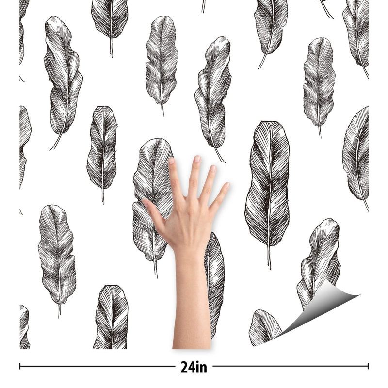 Carreau de papier peint Arvina, L 126 po x l 24 po