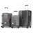 Luggage,With Front Opening,TSA Approved Lock,Hardshell Suitcase,Grey