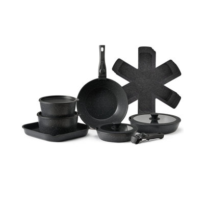 17 - Piece Non-Stick Aluminium Cookware Set