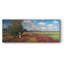 «Poppy Field In Summer» par Monet, reproduction d'art sur toile-641658401