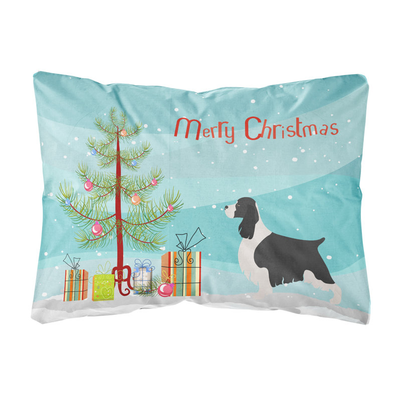  Coussin intérieur / extérieur English Springer Spaniel Christmas