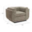 Chaise d'appoint Tweed vert