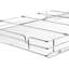 Organisateur de placard coulissant, pour la maison, tiroirs à roulettes en acier, installation facile en 4 étapes, pour un rangement esthétique, étagères coulissantes pour garde-manger, installation à gauche ou à droite, structure