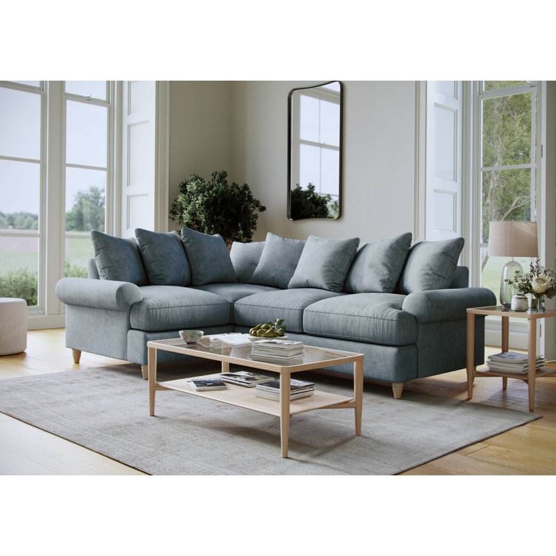 Eluster 4 Seater Sofa, Left Hand Facing, Blue