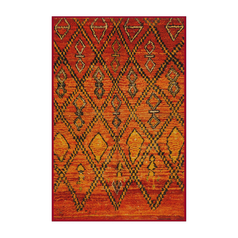 Tapis abstrait moderne 2913, Rectangle 8 pi x 10 pi