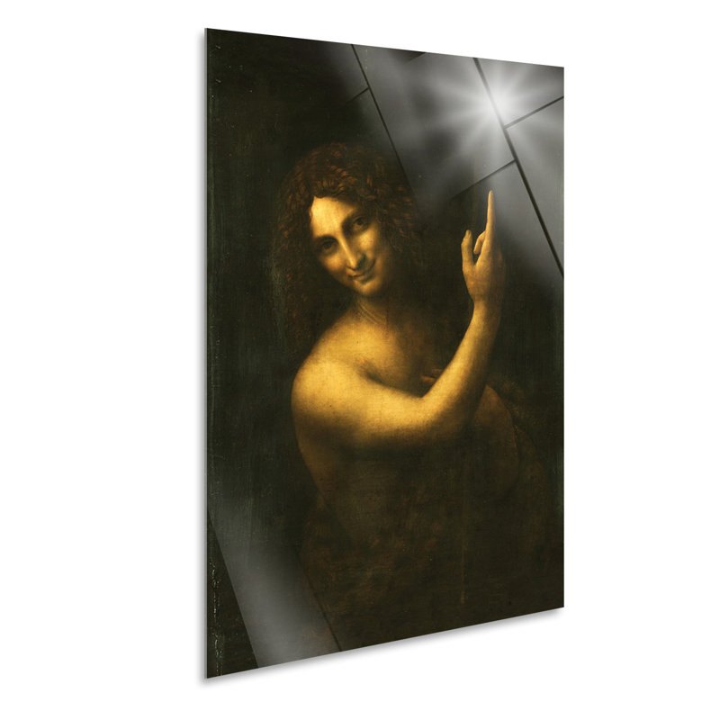 St. John The Baptist by Leonardo Da Vinci - No Frame Painting, Plastic/Acrylic, 140cm H x 100cm W