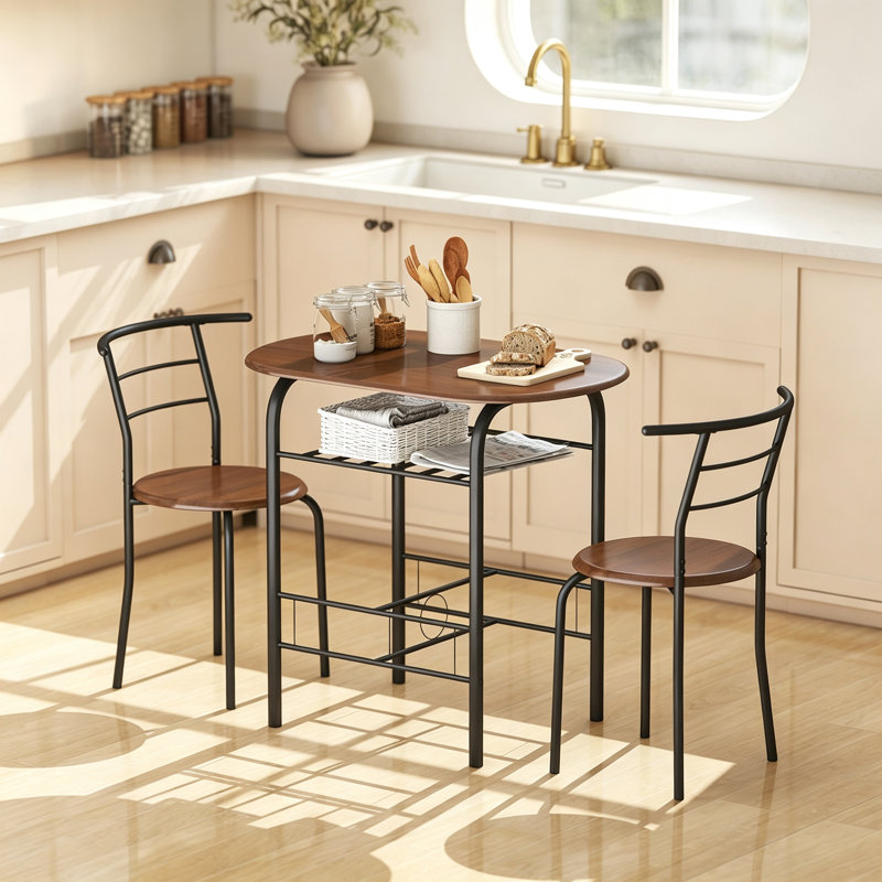 Dining Set, Red Brown