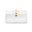 Lavabo de salle de bain mural simple 21 "avec porte-serviettes