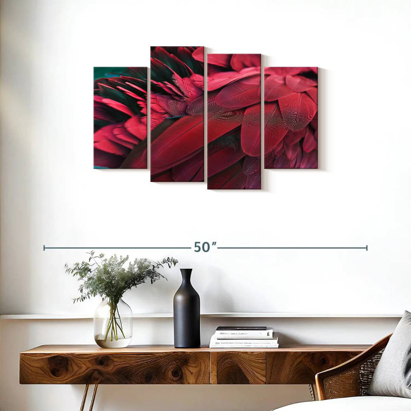 Brampt Feather, 22" H x 36" W