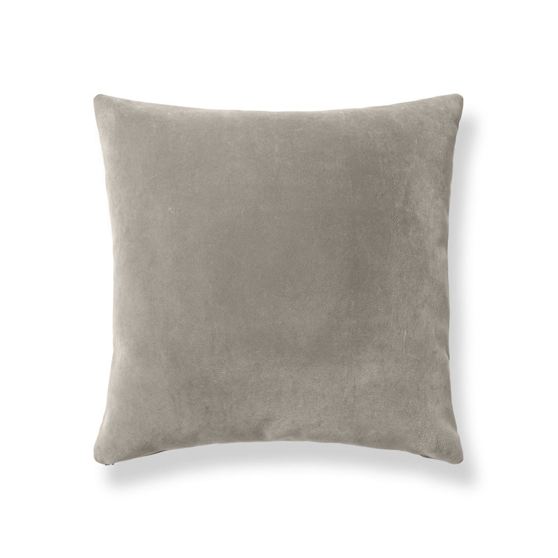 GEORGIA SUEDE PILLOW, Nickel