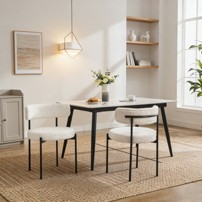 Ensemble de 2 chaises de salle à manger Modern Modern
