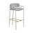 Katharine Upholstered Counter Stool with Metal Frame-970263188