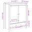 Adelynna 83cm Solid Wood Sideboard-1660256226