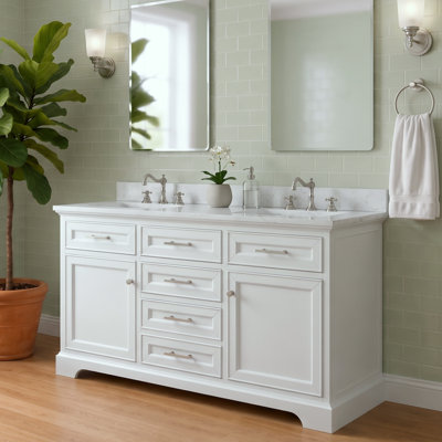 Ensemble de meuble-lavabo double 60 po Currahee