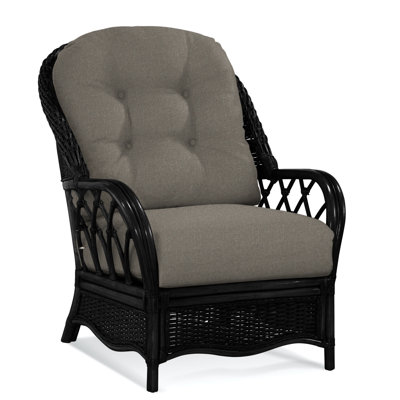 Chaise avec accoudoirs en rotin Everglade