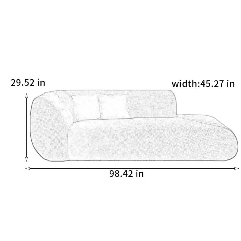 Chaise moderne en pin de haute qualité, Orienté à gauche (vu de face)