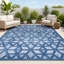 Tapis intérieur / extérieur bleu marine Arionna-2061875544