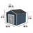 Rookwood Wood Storage Shed, Multiple Sizes (Professional Installation Available)-123990821-123990824-123990826