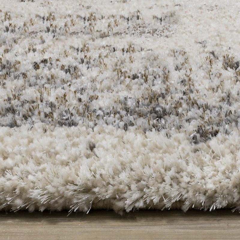 Tapis à motif abstrait patiné Aura, Rectangle 7 pi 10 po x 11 pi 2 po