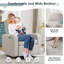 Fauteuil inclinable, oscillant et pivotant avec siège amovible et port USB de type C de 36 po Reiby-773575105