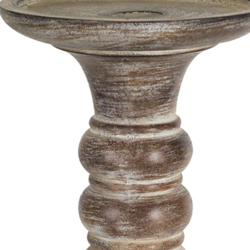 Ensemble de trois plateaux de table bruns sans flamme