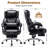 High Back Ergonomic Office Chair With Adjustable Armrest And  Adjustable Lumbar Support-95011373