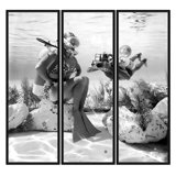 Scuba Diver Tryptic Giclee Print by Soicher Marin Archives