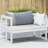 Patio Sofa Bench Extendable Solid Wood Pine-710008213