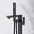 1 Clawfoot Tub Faucet with Hand Shower and Diverter