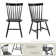 Clairvin Transitional High Back Spindle Dining Chairs - Set Of 2