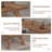 110.24"Simple and modern rectangular brown solid wood conference table