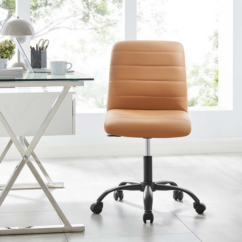 Chaise de bureau Ripple, Brun clair