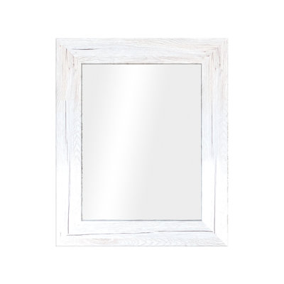 Javeria Wood Flat Wall Mirror