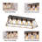 5-Light Farmhouse Rectangular Caged  Flush Mount-122812023