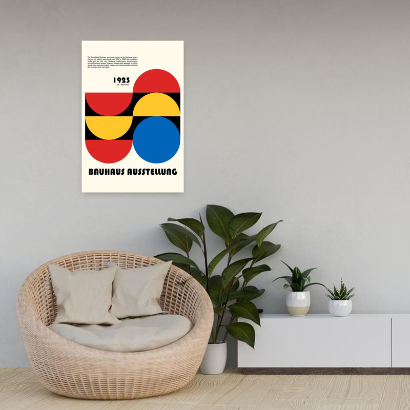 Art contemporain abstrait rétro, H 24 po x l 16 po