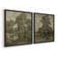 «Vintage Landscape XXV III», 2 pièces-605390563-605390561