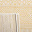Tapis intérieur / extérieur jaune Mertens-802696742