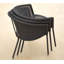 Trinity Patio Dining Armchair with Gray/White/Light Gray Cushion-70342907