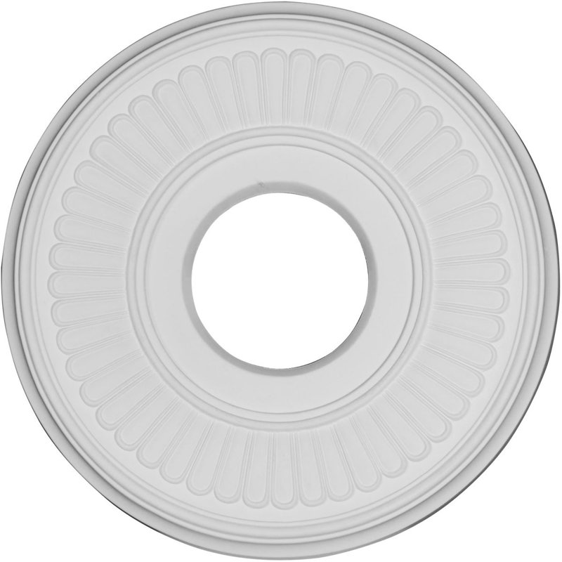 Médaillon de plafond Endurathane Berkshire, P 11 1/2 po x P 3 1/2 po x P 1 po, apprêté en usine