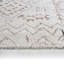 Hand Knotted Wool Area Rug in Cream/Brown-129086860
