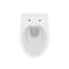 Toilette allongée murale à double chasse Stormon (siège inclus)-50118435-50118436