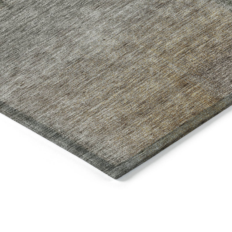 Tapis intérieur lavable abstrait beige 5 pi x 8 pi