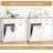 Freestanding 20 Gallon Double Tilt Out Trash Cabinet for Kitchen & Living Room