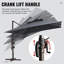 Parasol carré en porte-à-faux 120 po Ainaire-522259489