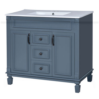 Meuble-lavabo 36 po avec lavabo supérieur