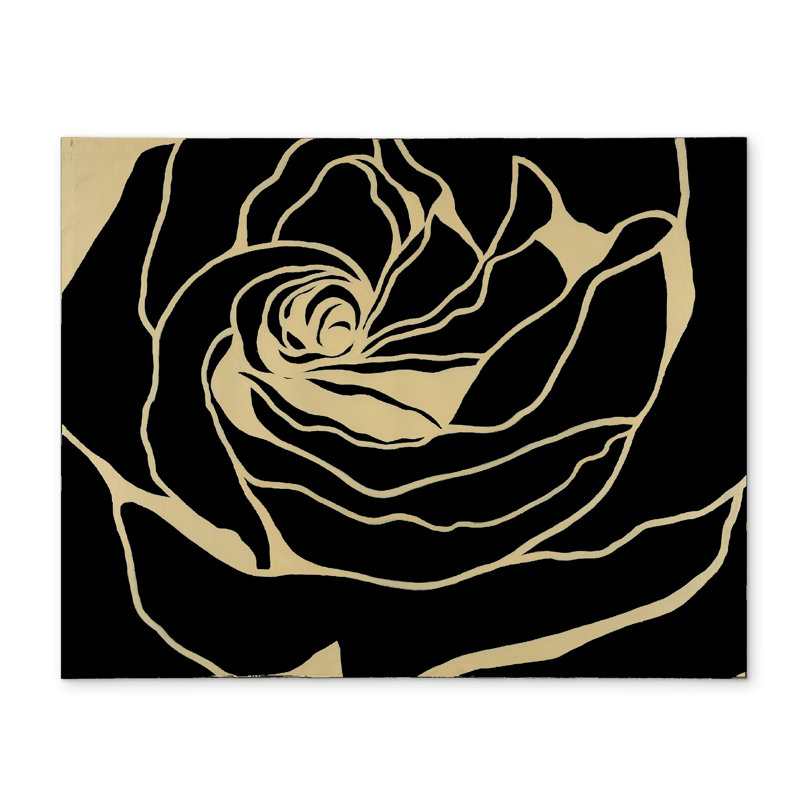 Décoration de table Silhouette of a Rose