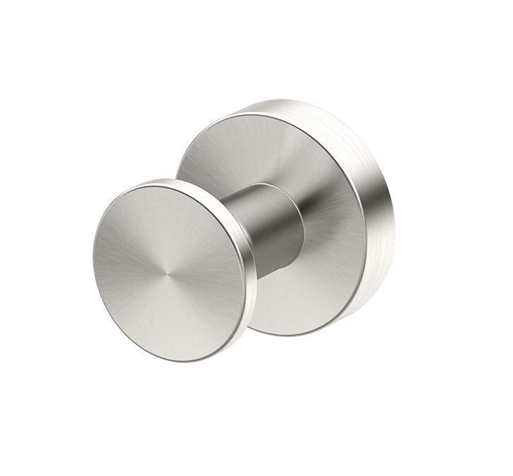 Glam Wall Mounted Robe/Towel Hook, Satin Nickel