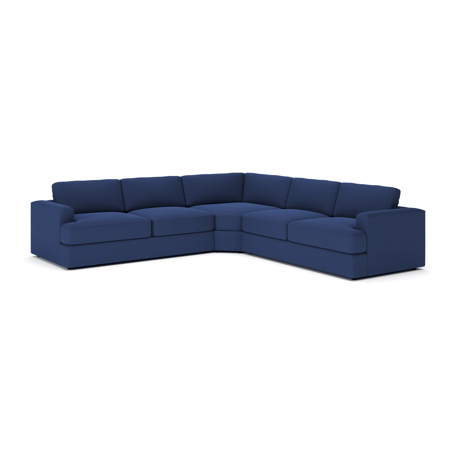 Cayden L-Sectional, Canvas Navy Sunbrella® Canvas
