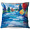 Couleur du canapé et de la coussin décoratif carrée actuelle