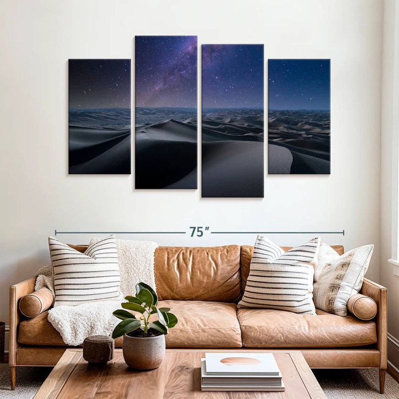 Alvord Empty Quarter Milky Way, H 42 po x l 68 po